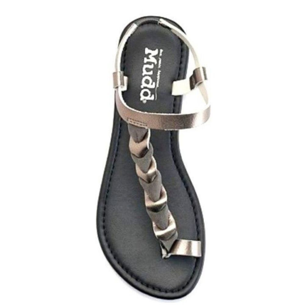 Women's Braided Faux-suede Sandals sz 9-10